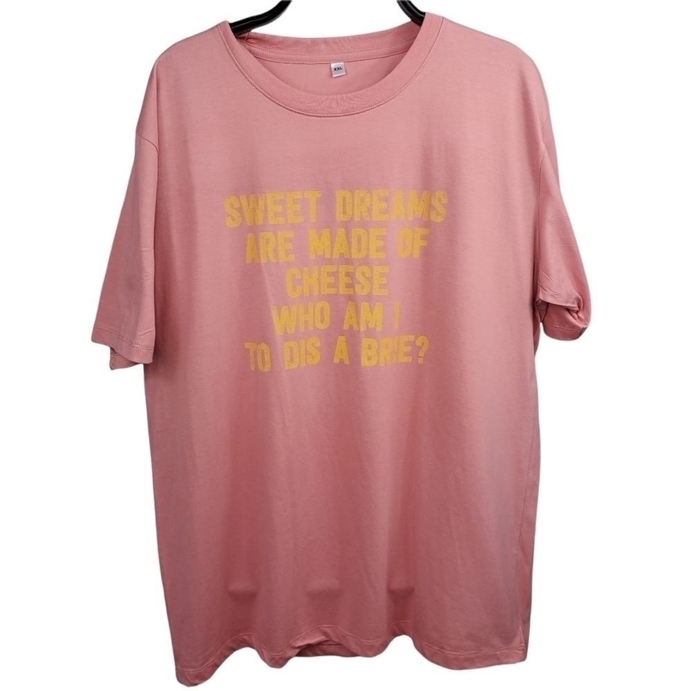 Sweet Dreams are Made of Cheese Funny Tee Shirt